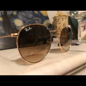 SOLD Authentic Round metal 50mm Raybans